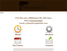 Tablet Screenshot of galierlaw.com